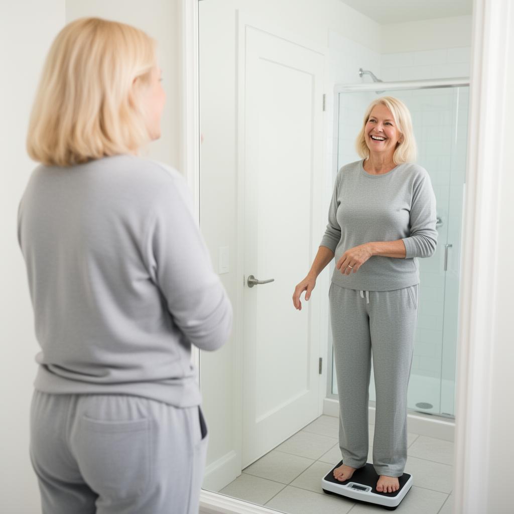 Patient achieving sustainable weight loss with brand Ozempic GLP-1 medication online