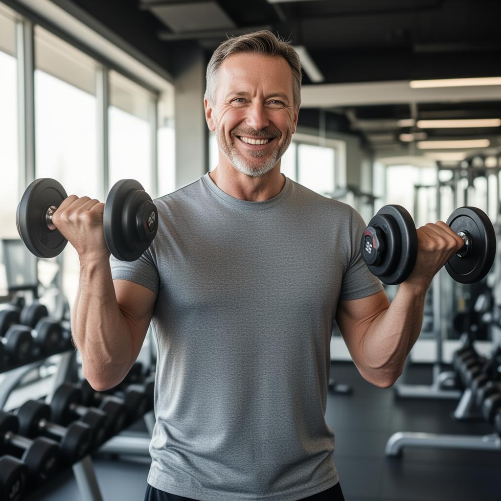 Man feeling confident with men's testosterone replacement therapy